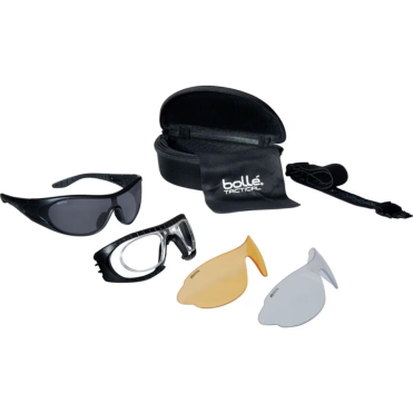 Bolle strelecké okuliare Raider Kit Black,White, Yellow