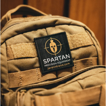 Spartan Čierna nášivka