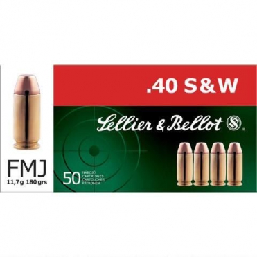 Náboje Sellier & Bellot .40 S&W FMJ 11,7g