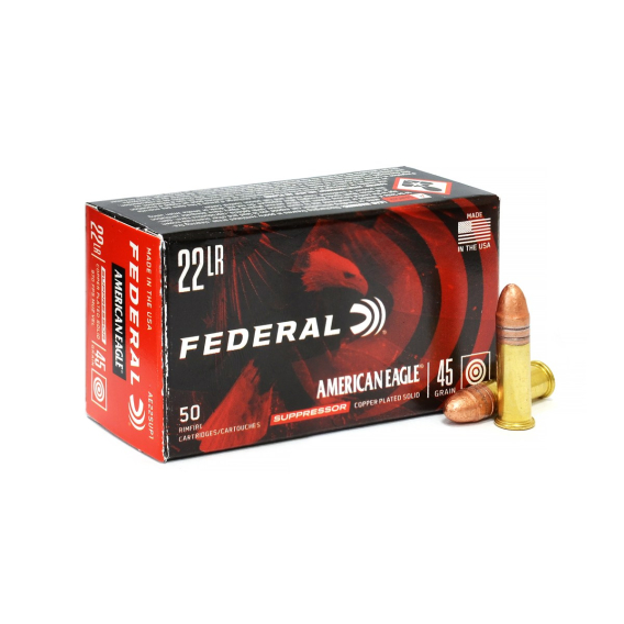 FEDERAL AMERIC. EAGLE SUPPRES. 22LR 45gr/2,92g